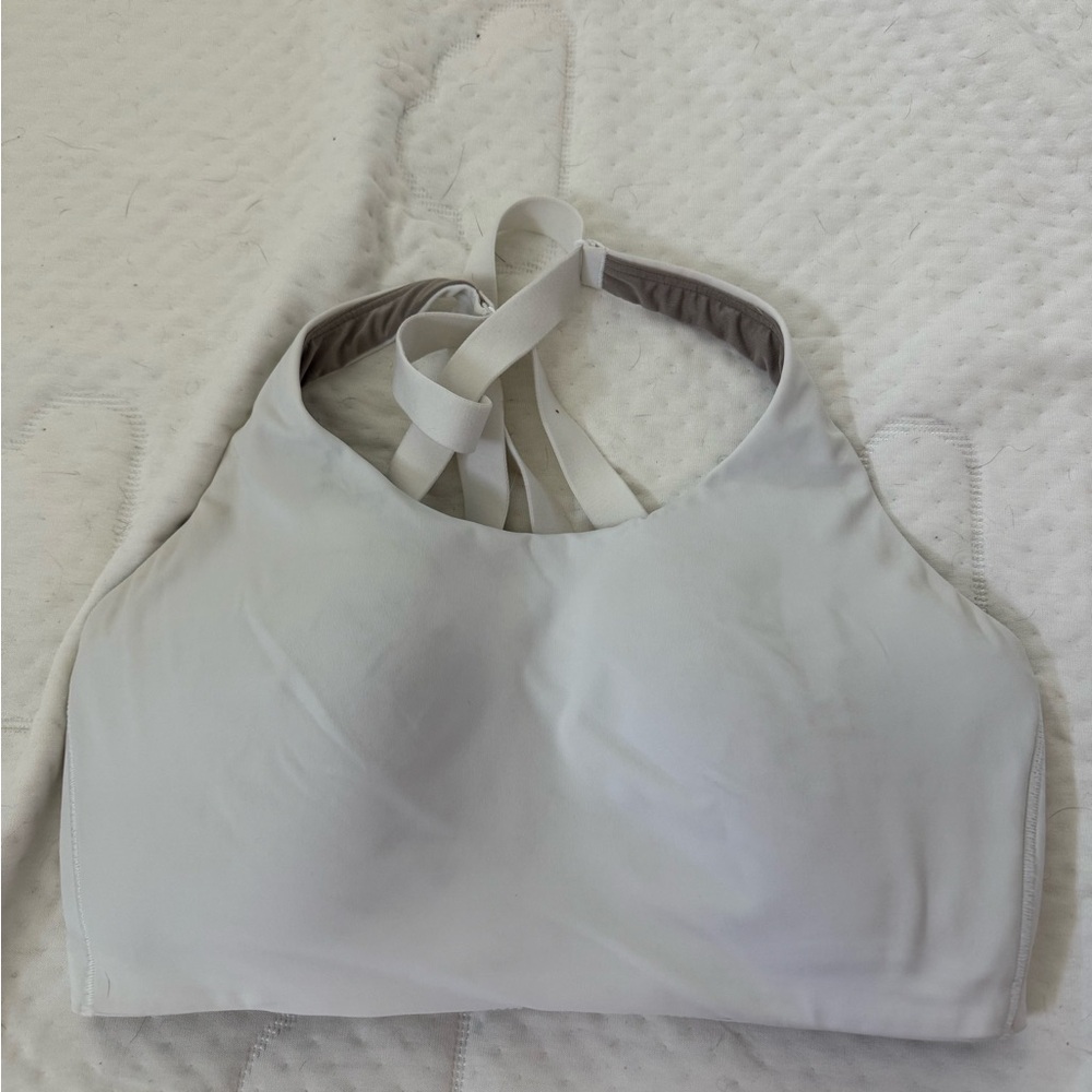 lululemon athletica High Neck Sports Bralette - White